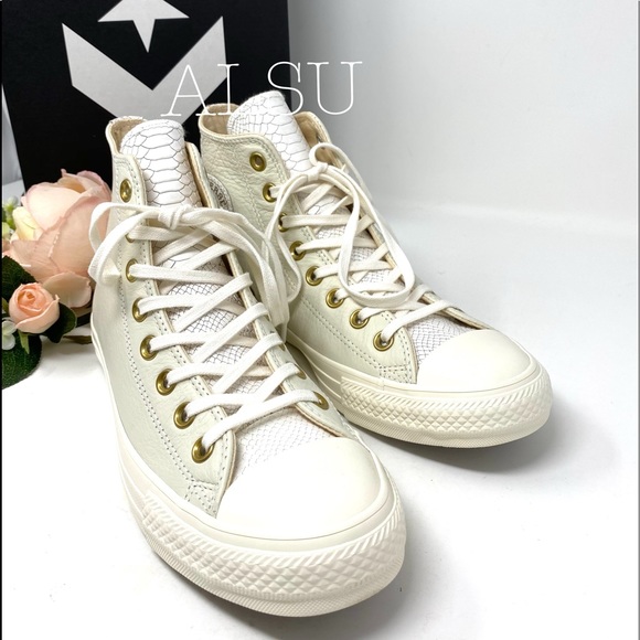 Converse Chuck Taylor AS Hight Top Egret Leather W - Picture 3 of 8